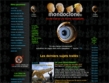 Tablet Screenshot of mondoclone.com